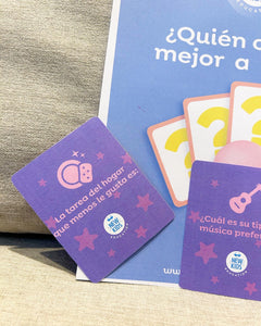 Juego - ¿ Quién conoce mejor a mamá? - Regalo para el día de la madre