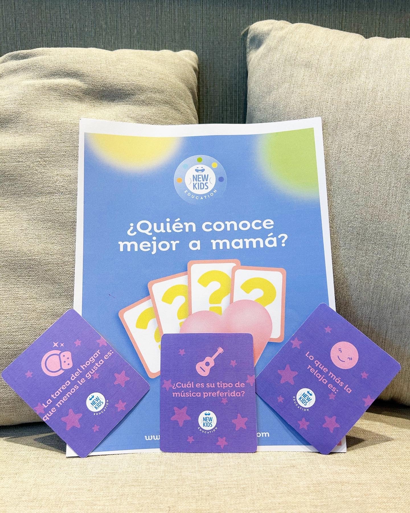 Juego - ¿ Quién conoce mejor a mamá? - Regalo para el día de la madre